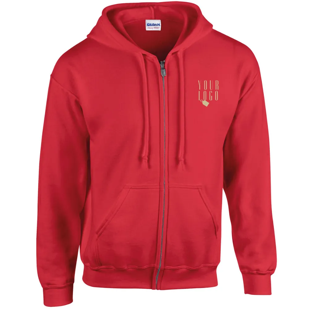 Gildan Unisex Zip Up Hoodie