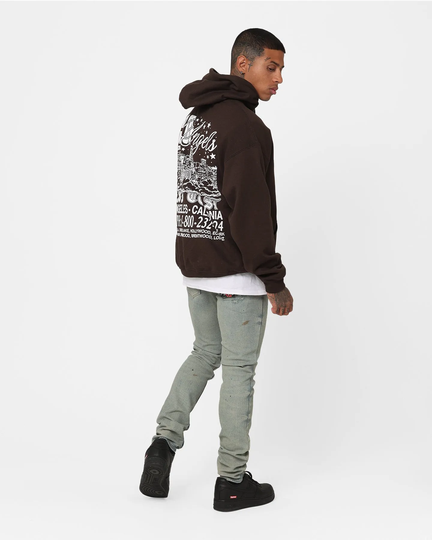 Goat Crew The City Of Angels Hoodie Brown