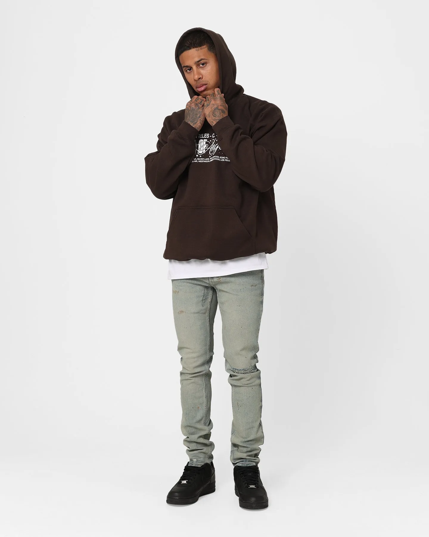 Goat Crew The City Of Angels Hoodie Brown