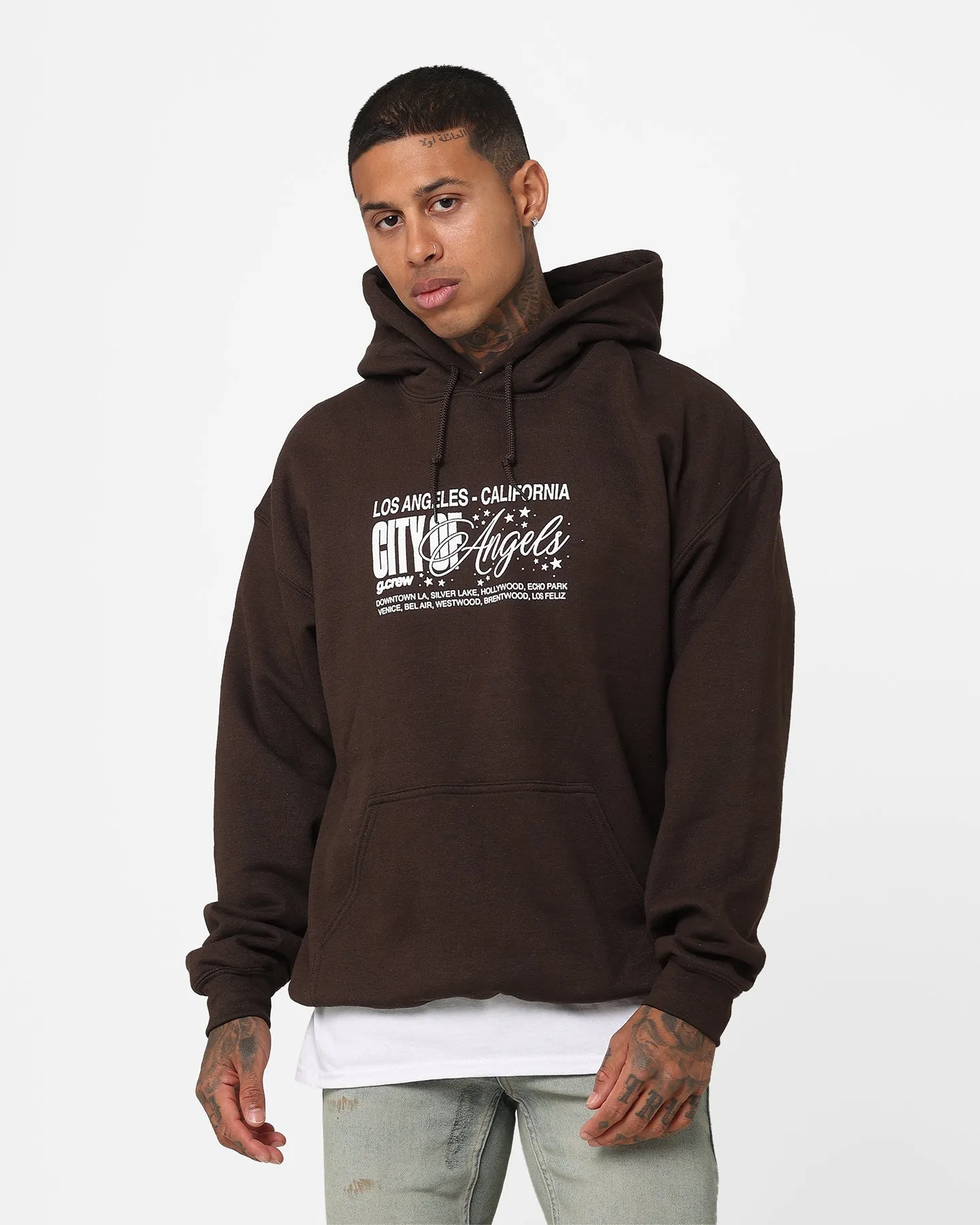 Goat Crew The City Of Angels Hoodie Brown