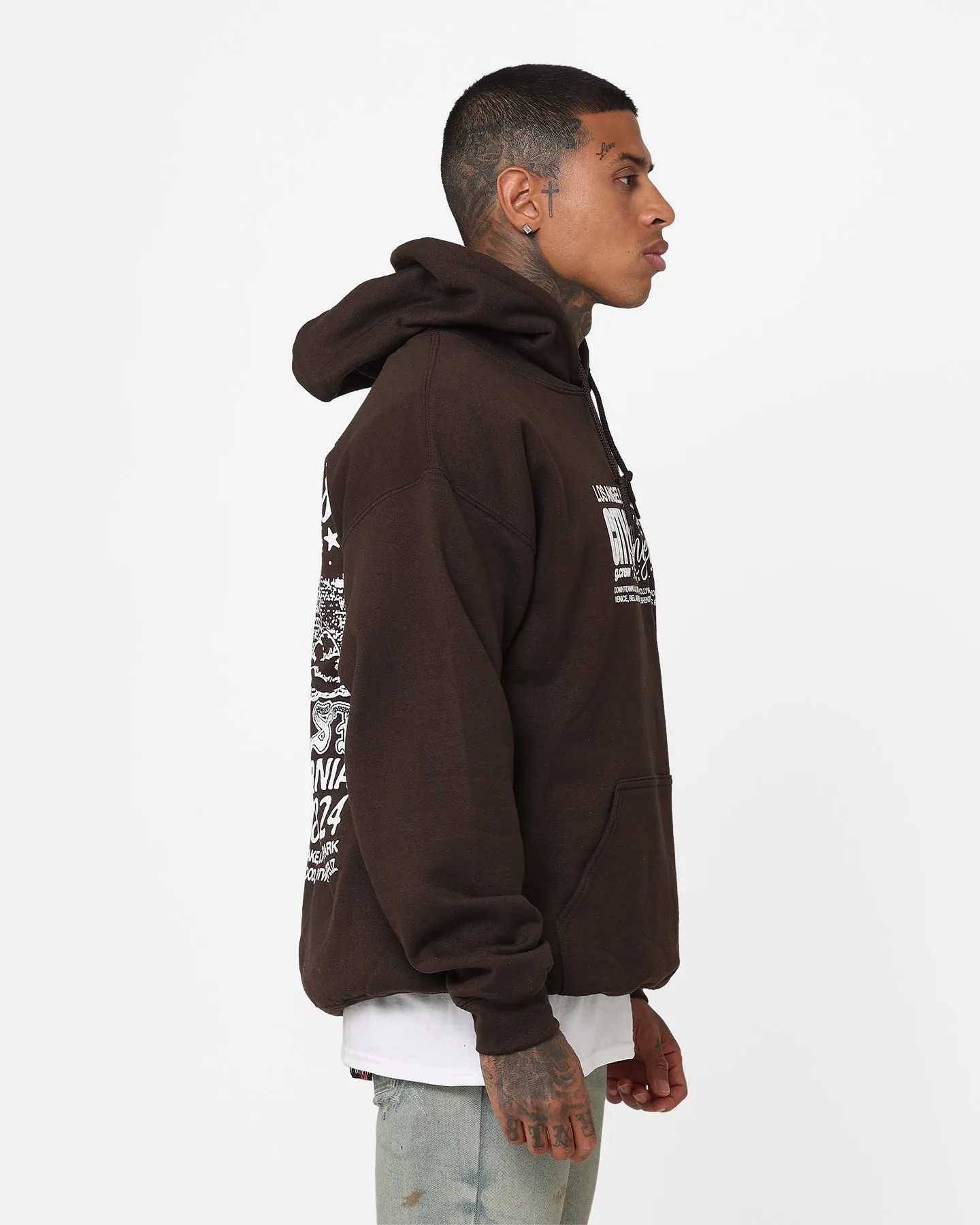 Goat Crew The City Of Angels Hoodie Brown