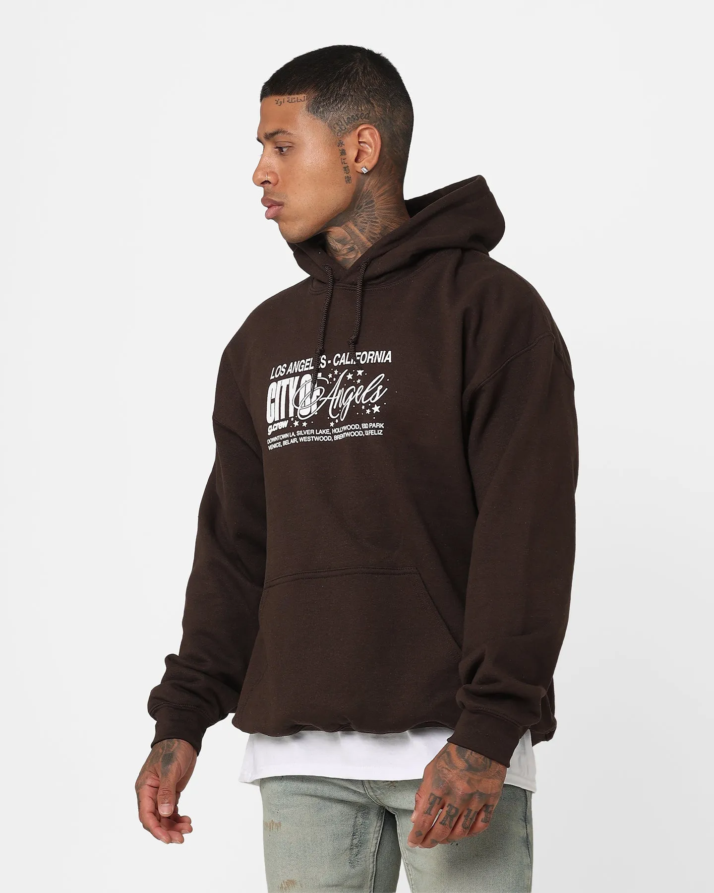 Goat Crew The City Of Angels Hoodie Brown