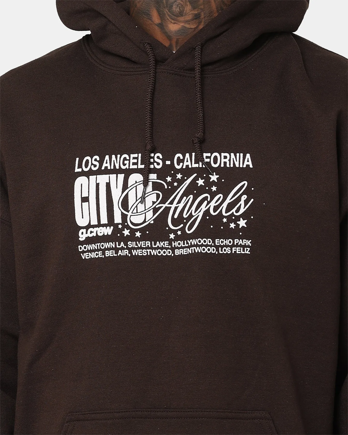 Goat Crew The City Of Angels Hoodie Brown