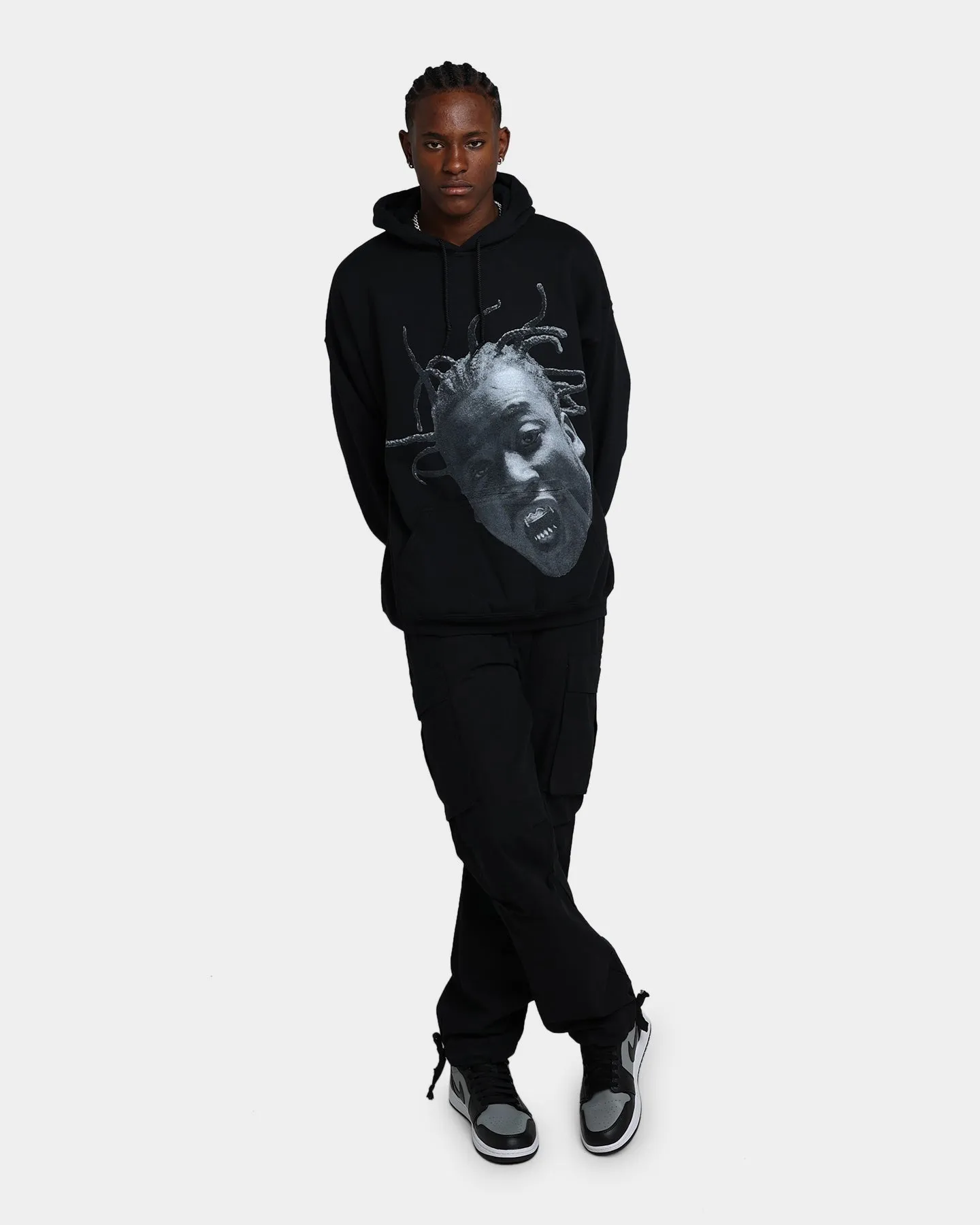 Goat Crew X Ol' Dirty Bastard Big Face Hoodie Black