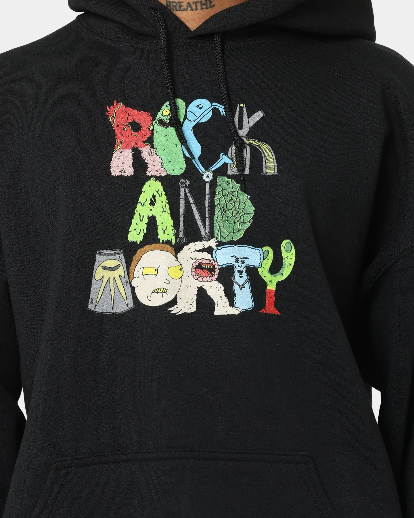 Goat Crew X Rick And Morty Beast Hoodie Black