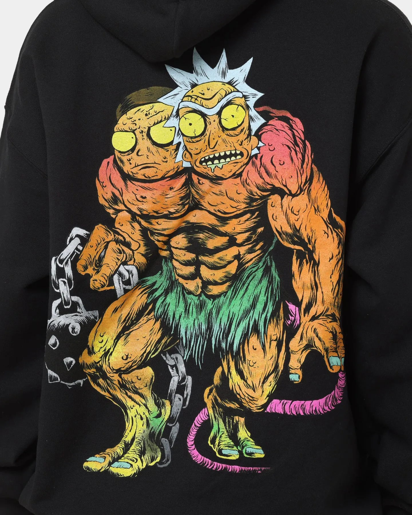 Goat Crew X Rick And Morty Beast Hoodie Black