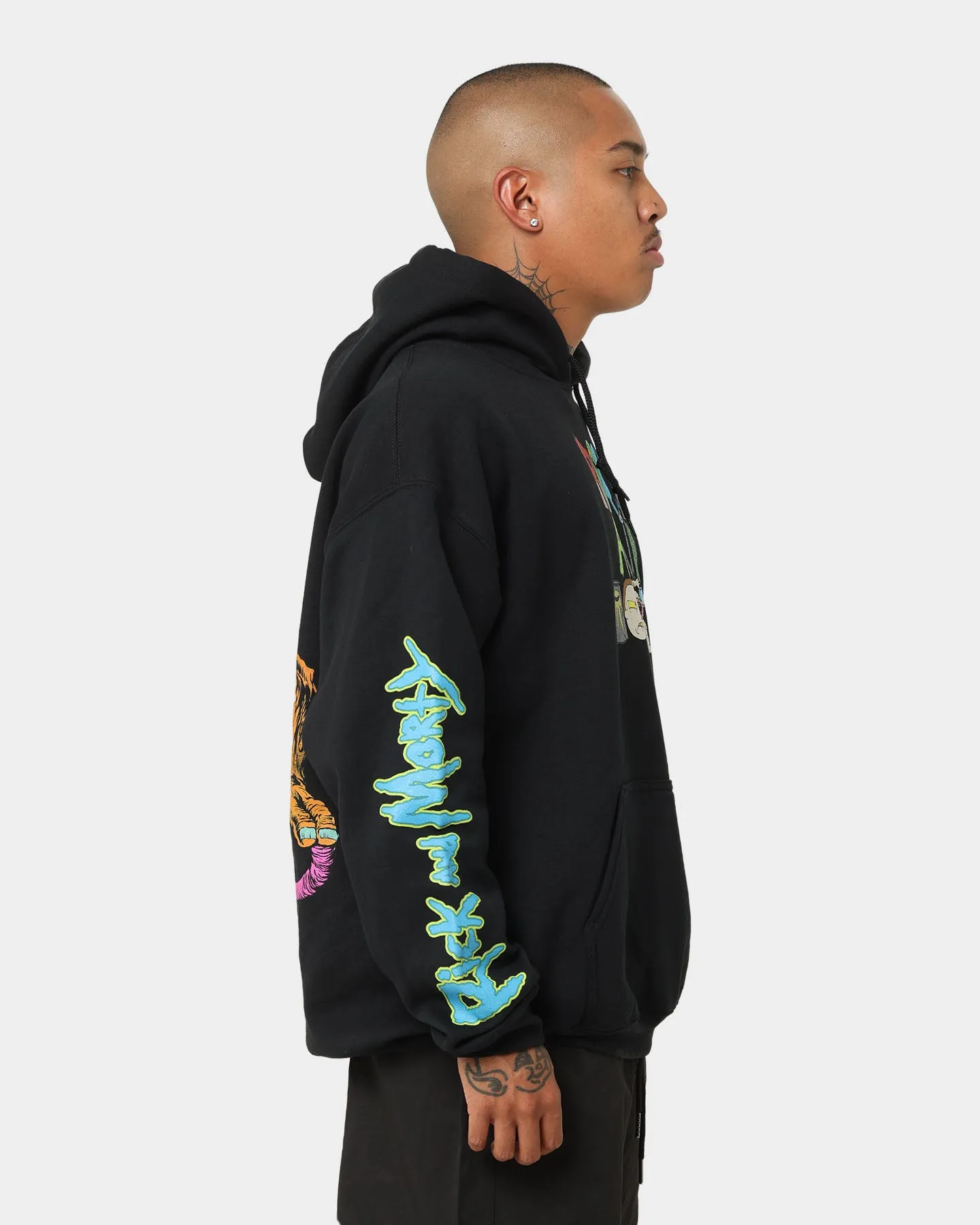 Goat Crew X Rick And Morty Beast Hoodie Black