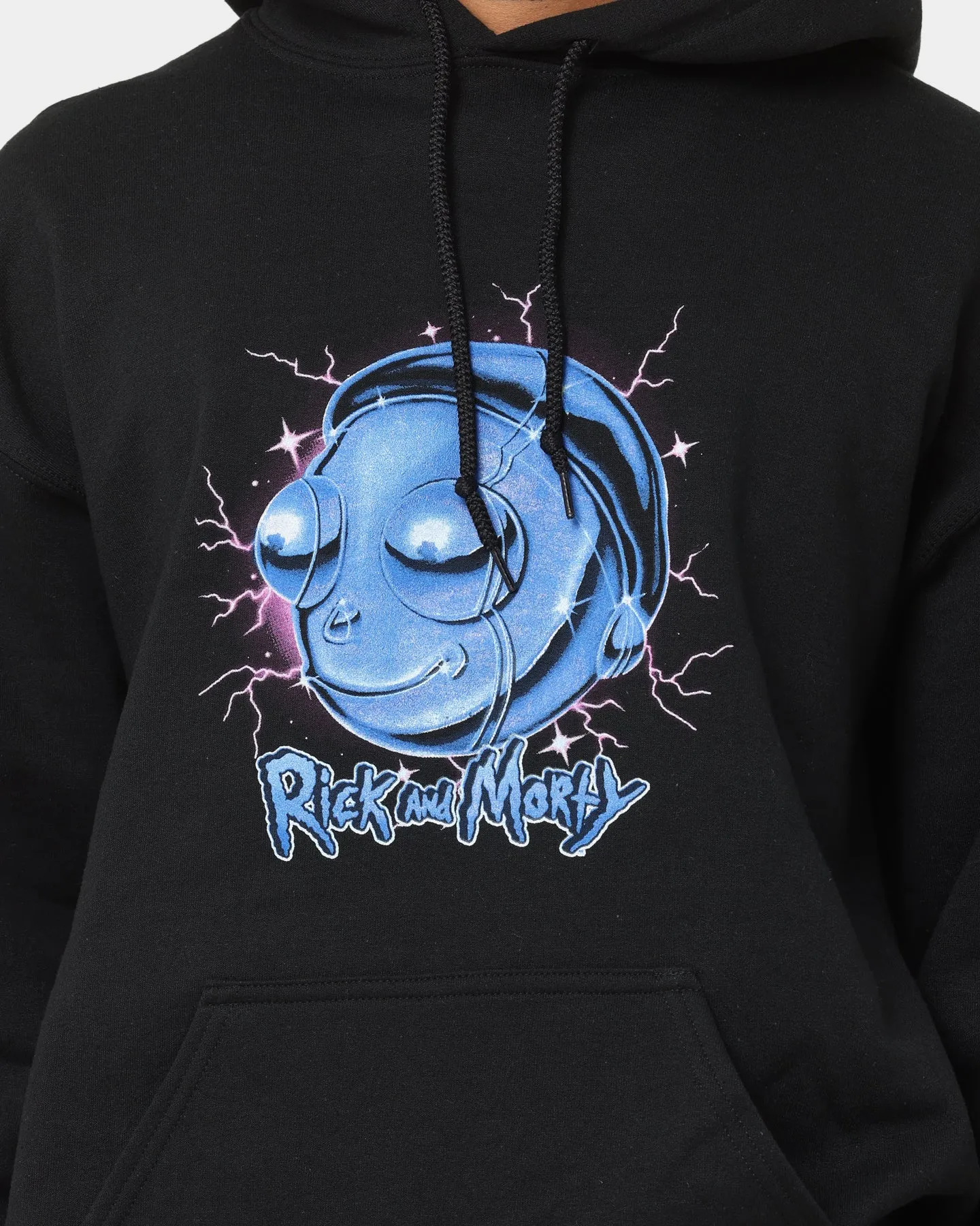 Goat Crew X Rick And Morty Chrome Heads Hoodie Black