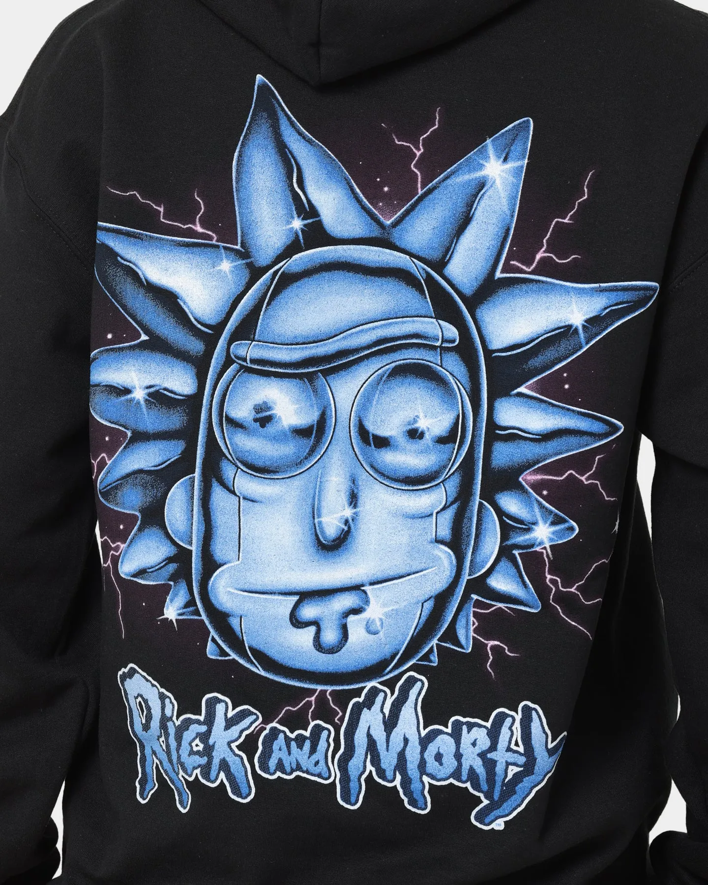 Goat Crew X Rick And Morty Chrome Heads Hoodie Black