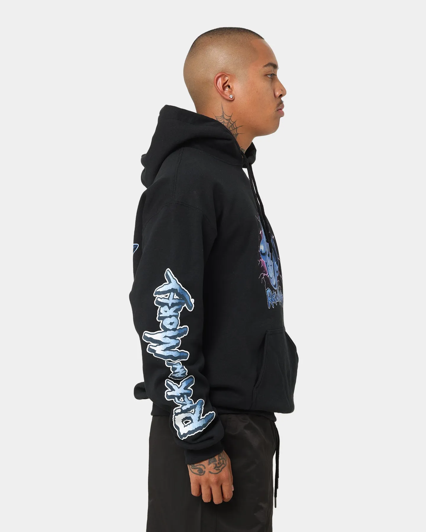 Goat Crew X Rick And Morty Chrome Heads Hoodie Black