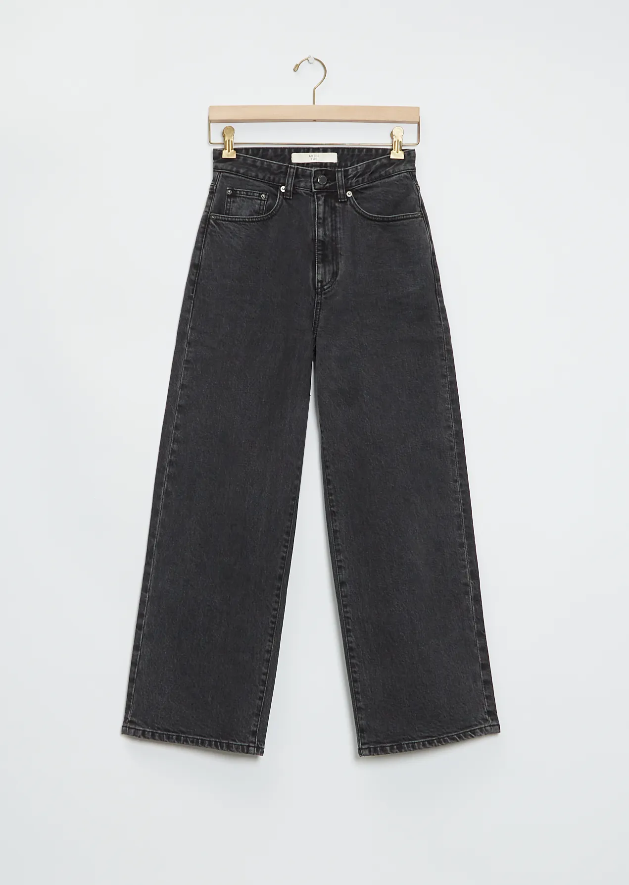 High Waist Cropped Denim Pants