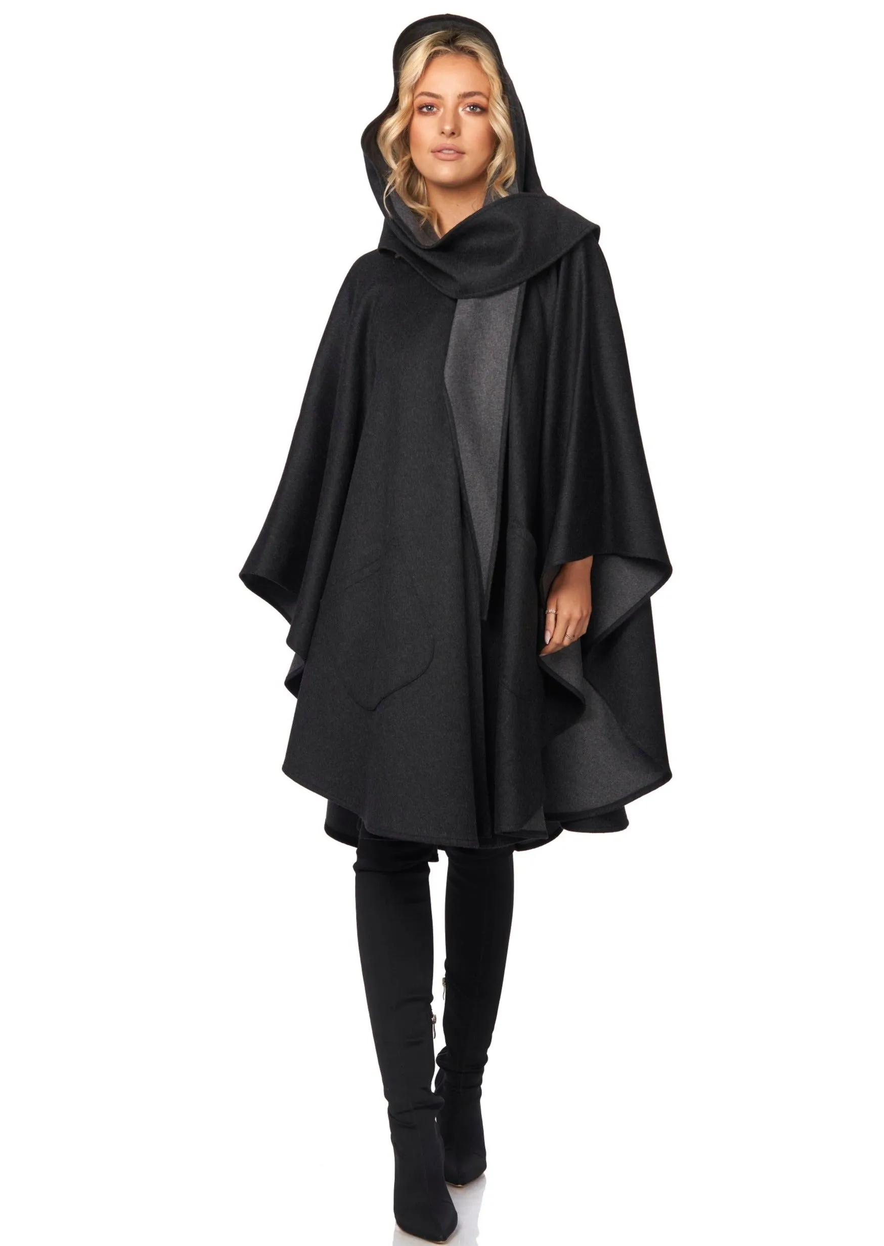 Jimmy Hourihan Charcoal Grey Walking Cape (No Pockets)