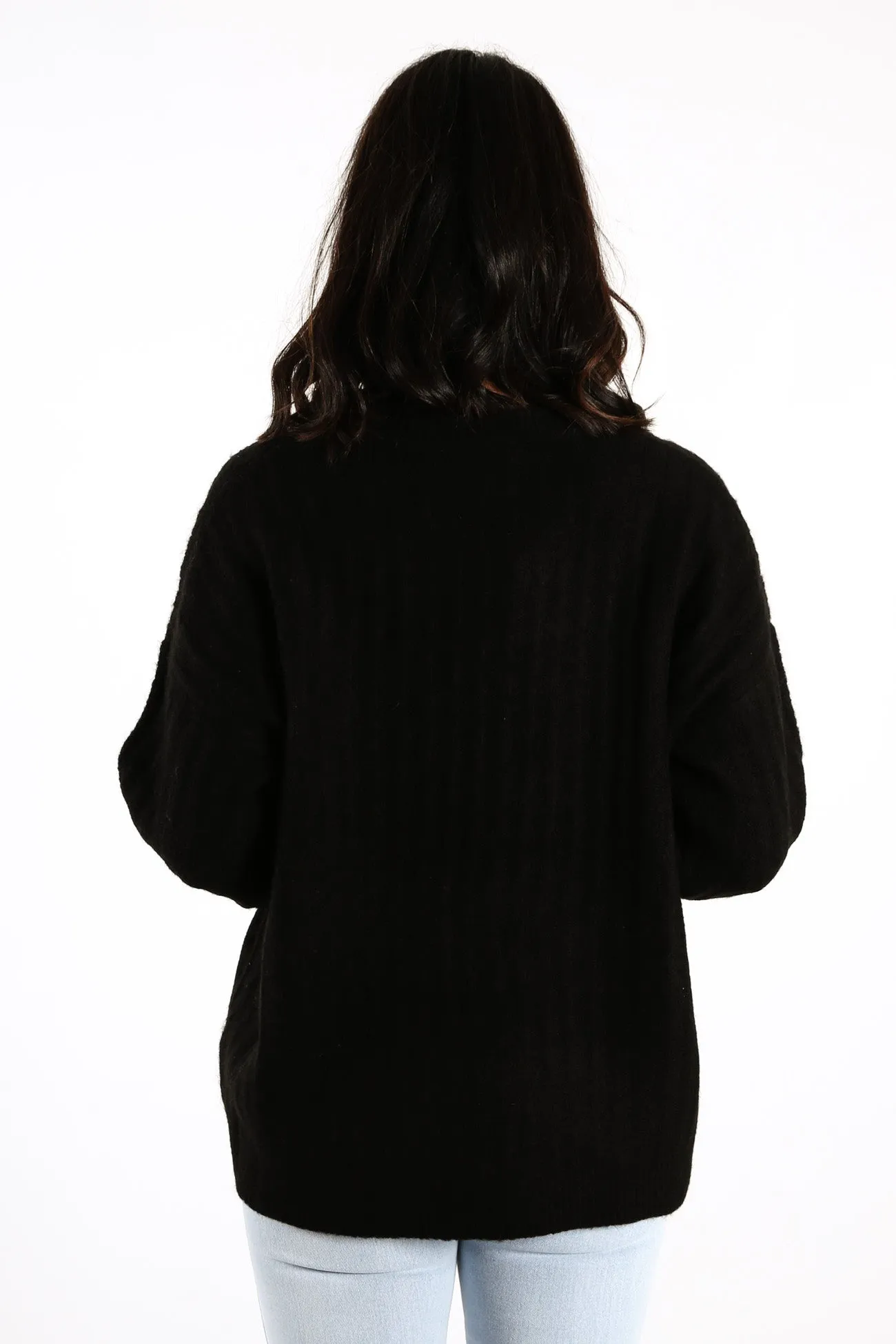 Kayla Knit Jumper Black