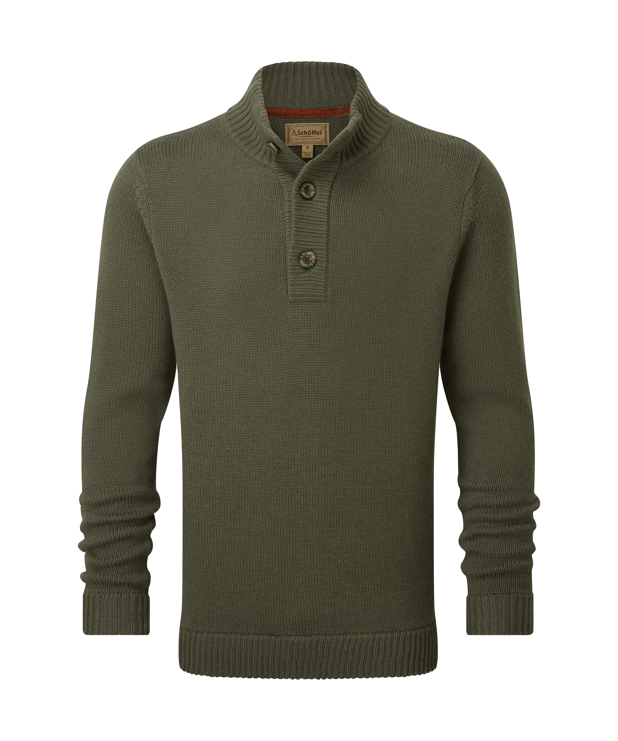 Kenmore Lambswool Mix Jumper - Moss