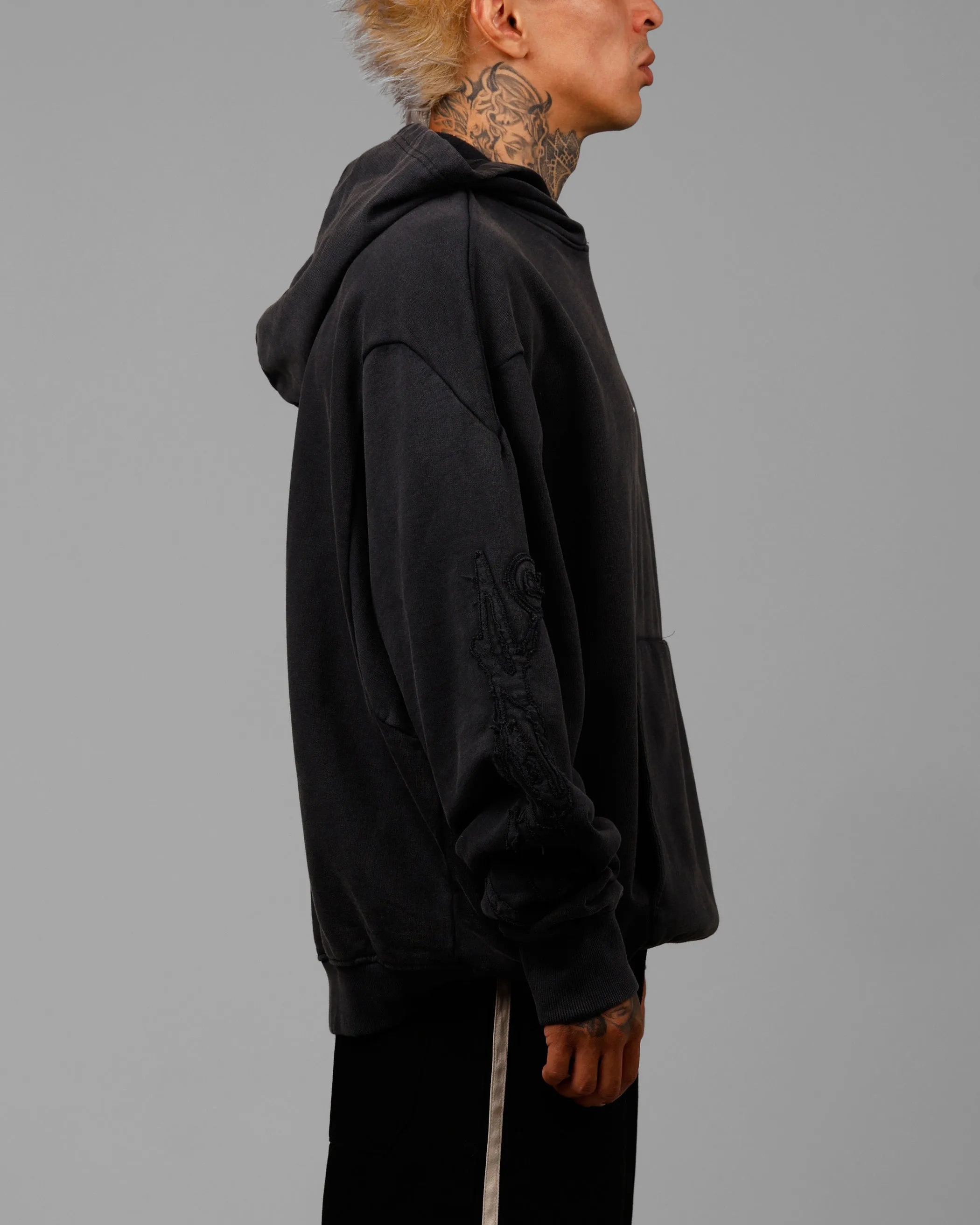 Loiter Dune Hoodie Washed Black