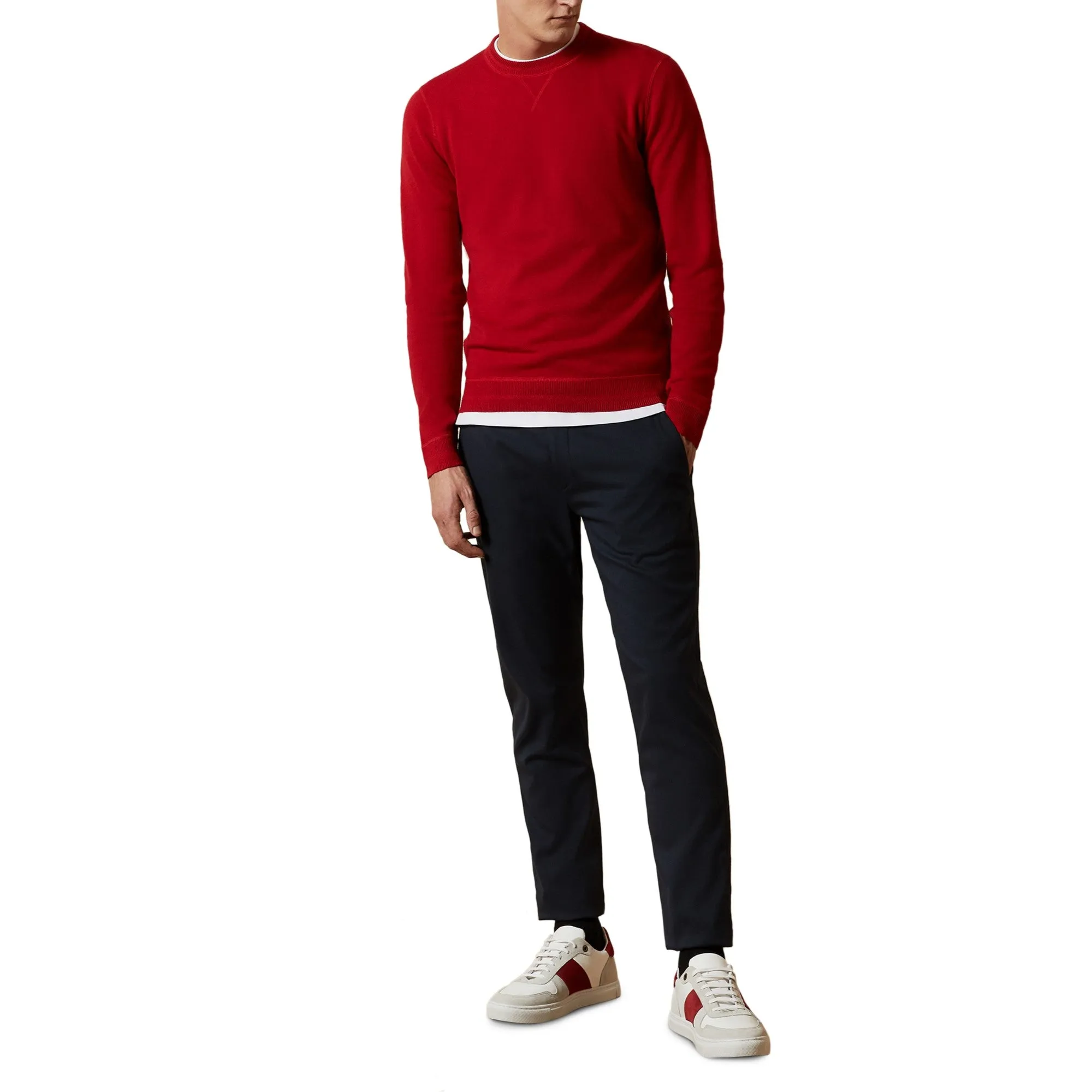 Men Mmk-Monop-Ls Knitted Jumper - Red