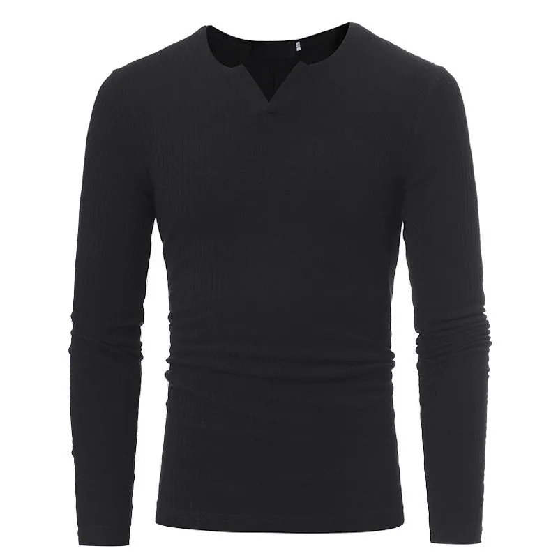 Men's Comfortable Long-Sleeve Cashmere Jumper | Ideal for Autumn/Winter