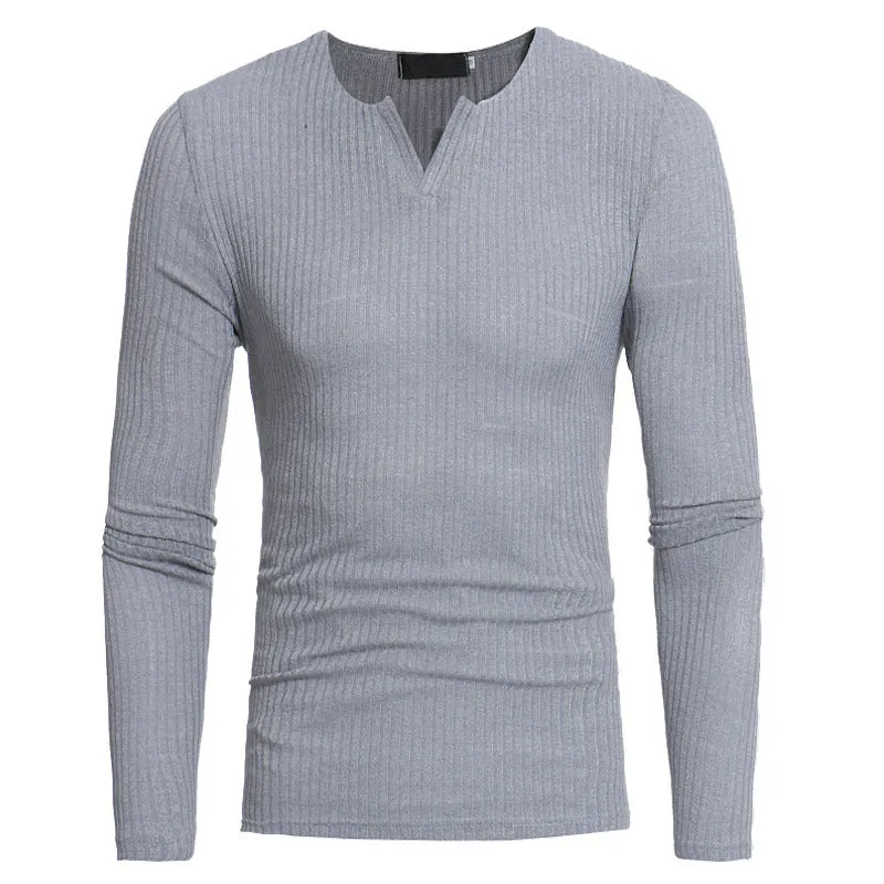 Men's Comfortable Long-Sleeve Cashmere Jumper | Ideal for Autumn/Winter