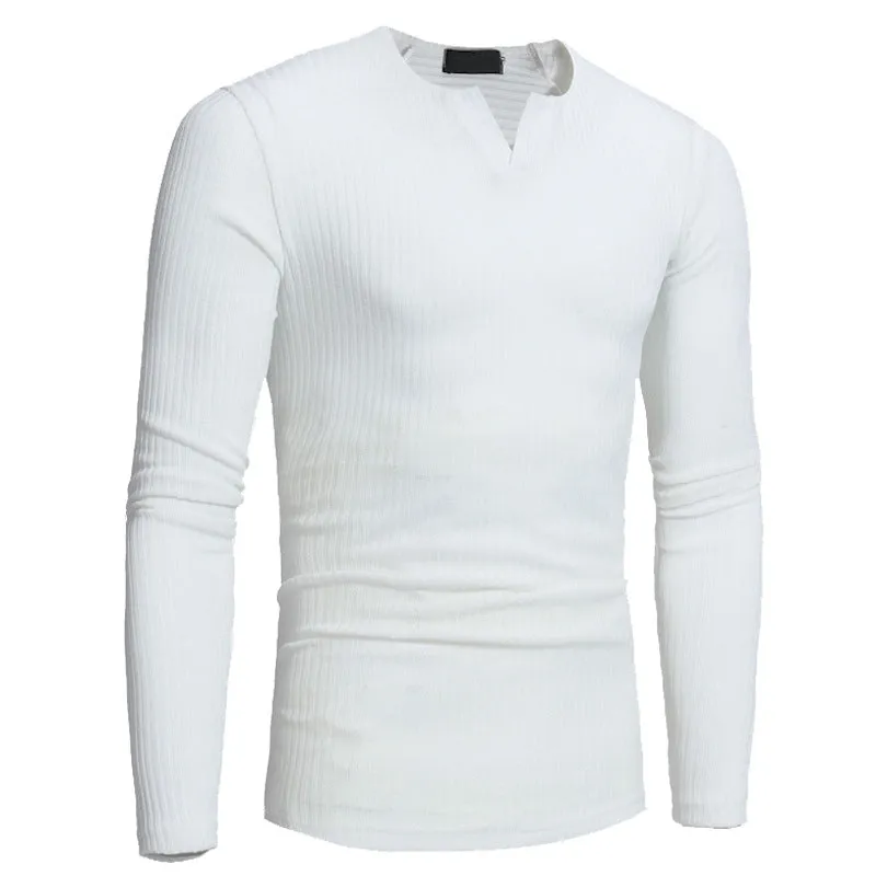 Men's Comfortable Long-Sleeve Cashmere Jumper | Ideal for Autumn/Winter