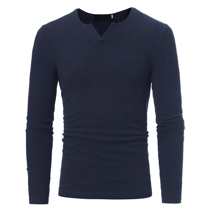 Men's Comfortable Long-Sleeve Cashmere Jumper | Ideal for Autumn/Winter