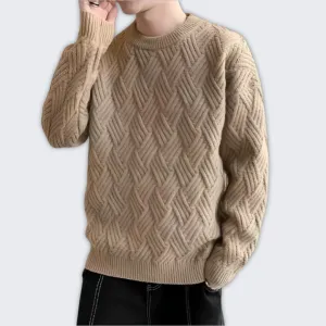 Men's Stylish Knitted Sweater - Soft, Warm & Versatile Jumper