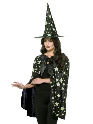 Midnight Witch Kit, Black & Glow in the Dark