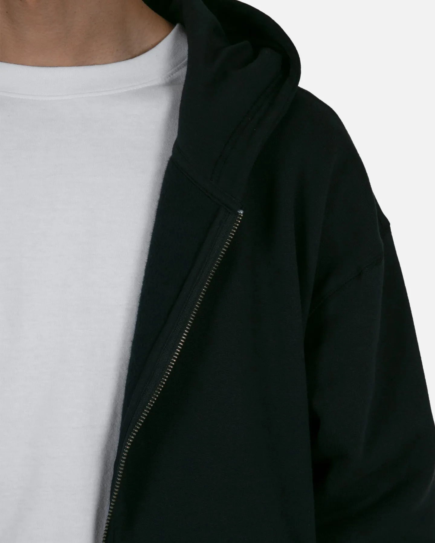 MNML Basic Zip Up Hoodie Black