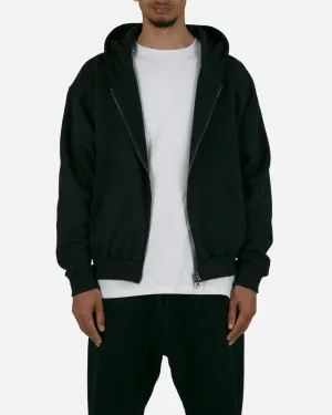 MNML Basic Zip Up Hoodie Black