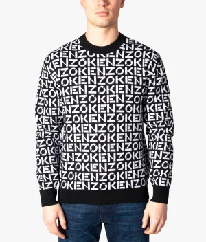 Monogram Knitted  Jumper