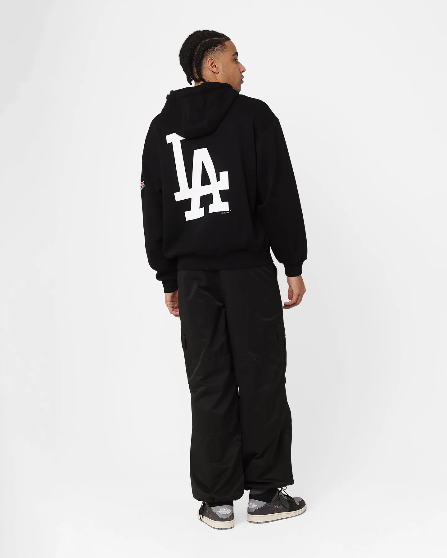 New Era Los Angeles Dodgers Oversized Hoodie Black