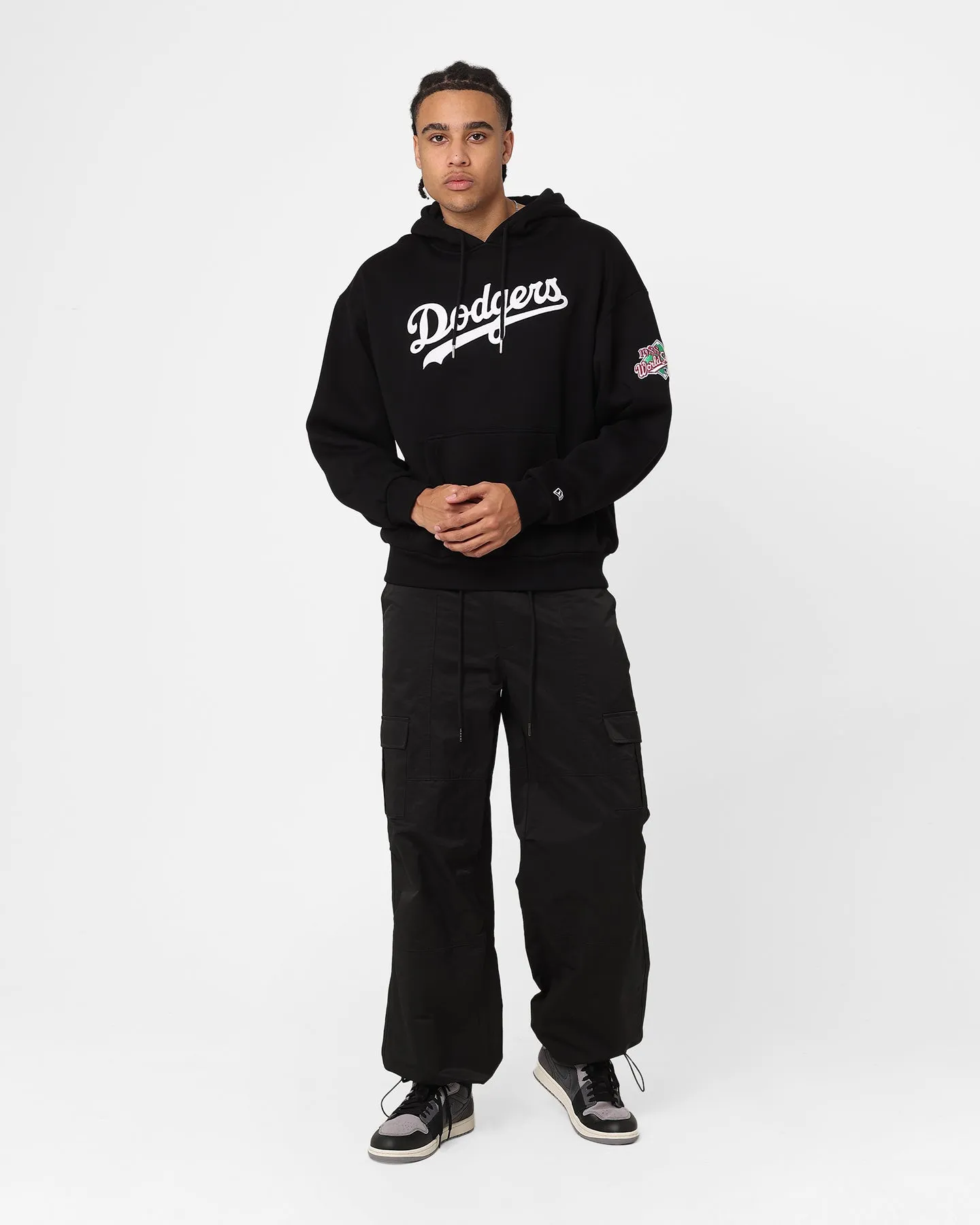 New Era Los Angeles Dodgers Oversized Hoodie Black