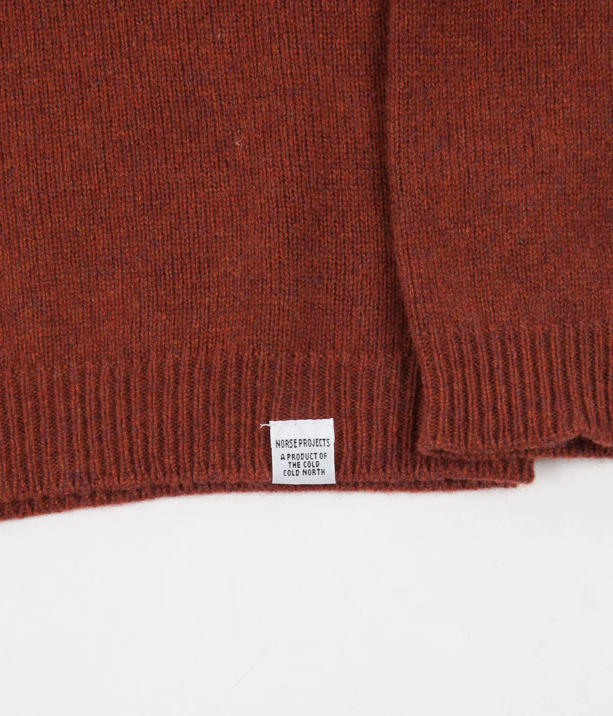 Norse Projects Sigfred Lambswool Knit Jumper - Carmin Red