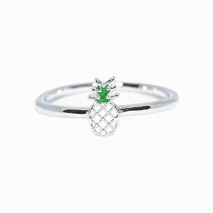 Pineapple Silver Ring