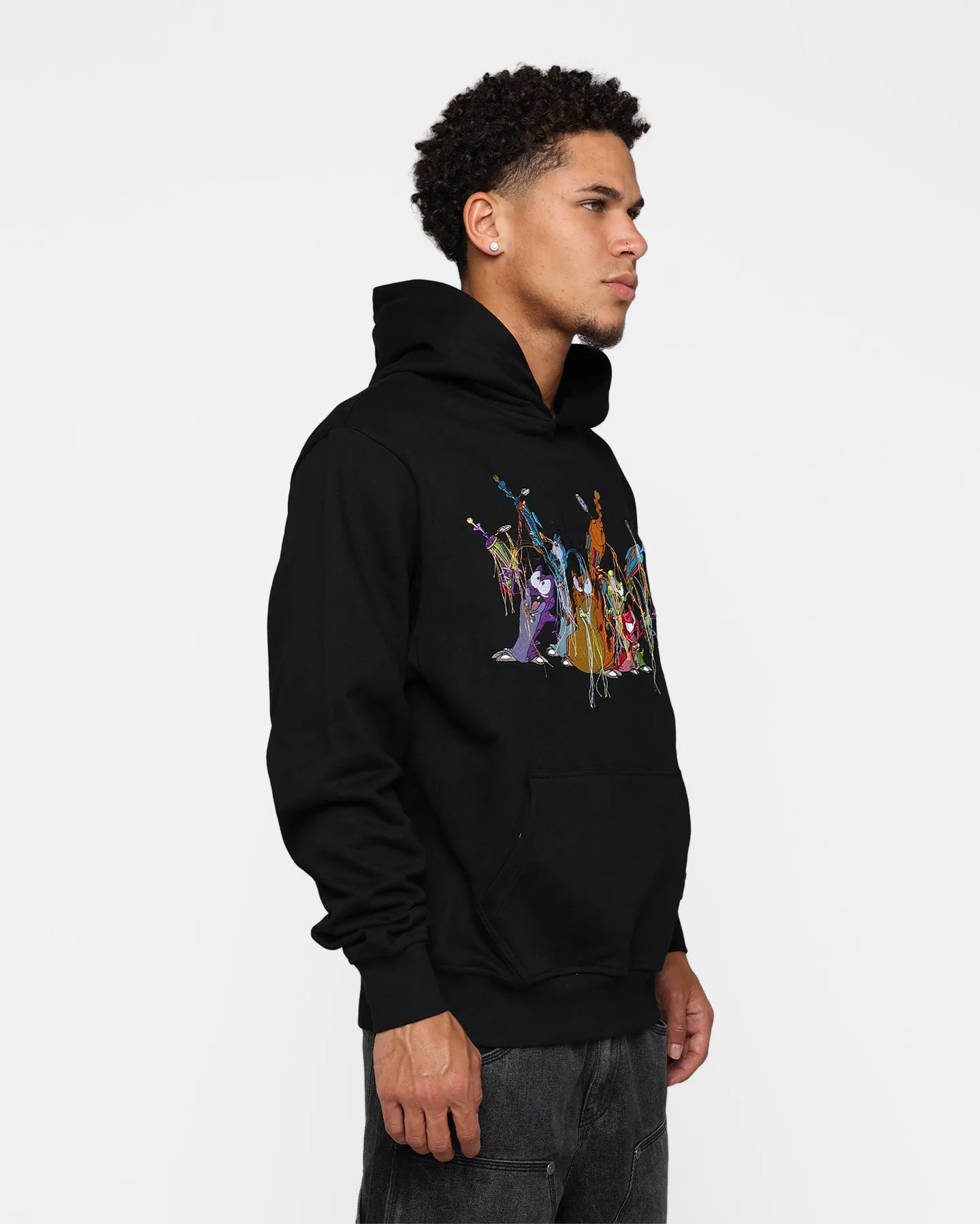 Renowned LA Shredded Monstars Hoodie Black