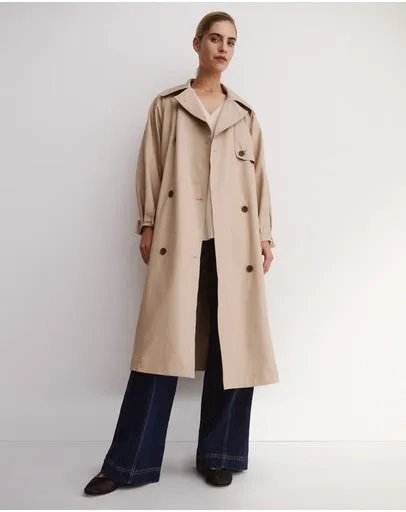 Rory Trench Coat Biscuit