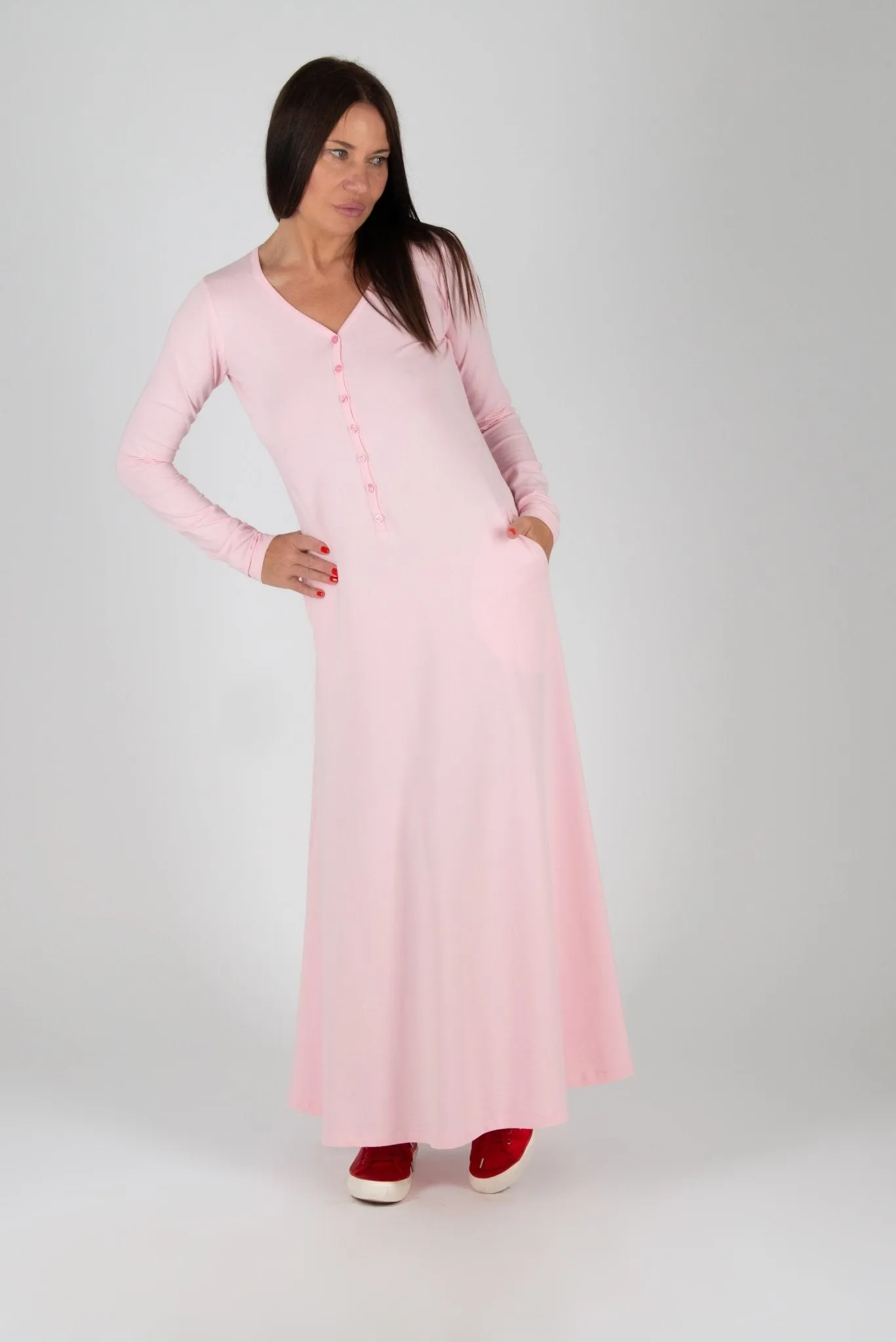 ROSALIA Long Sleeves Jersey Dress SALE