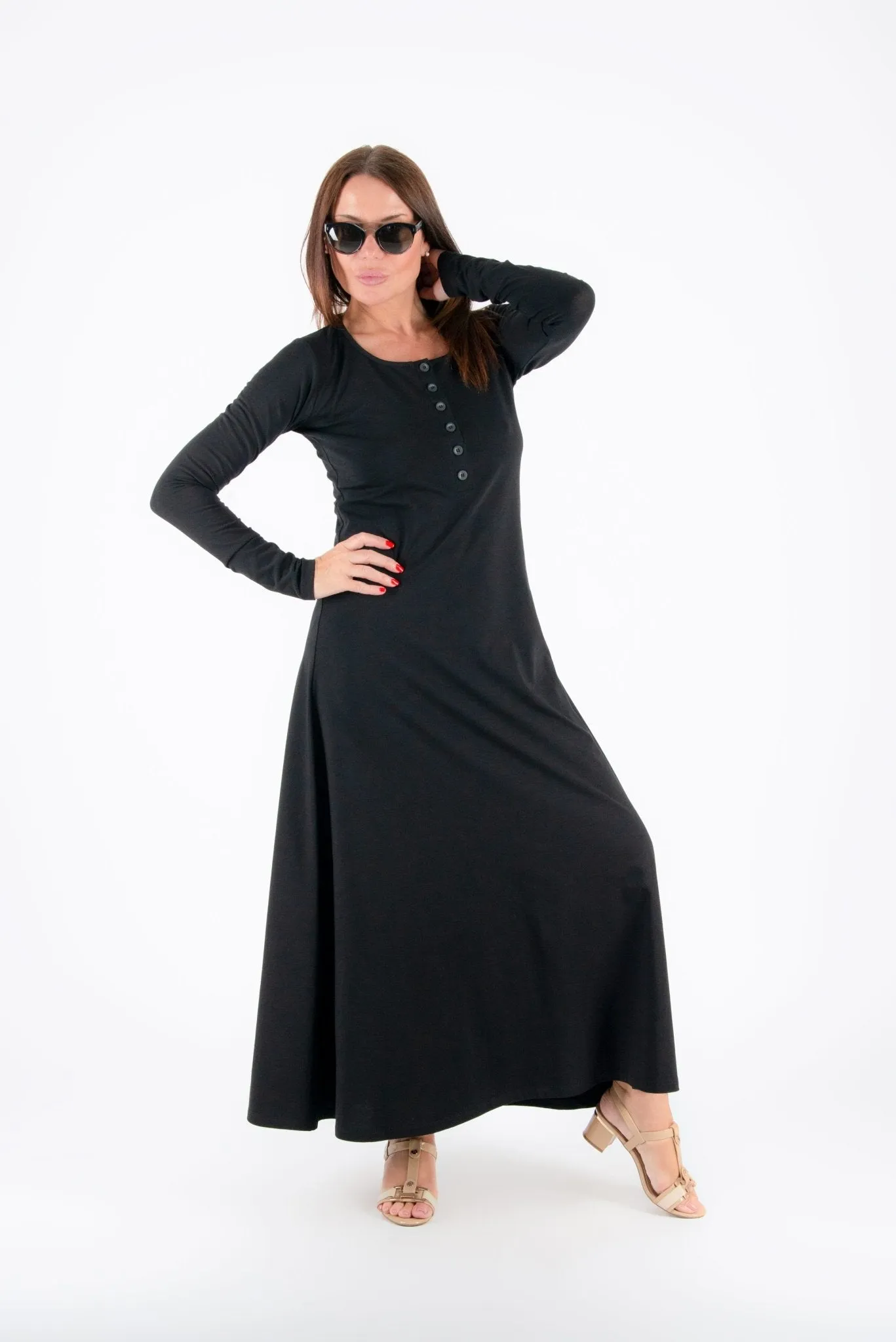 ROSALIA Long Sleeves Jersey Dress SALE