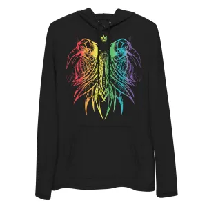 Royal Raven Pride Lightweight Hoodie Black/Rainbow