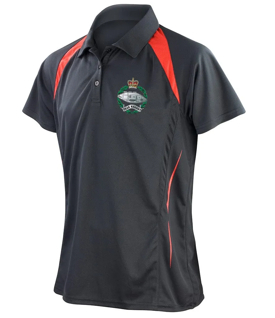 Royal Tank Regiment RTR Unisex Sports Polo Shirt