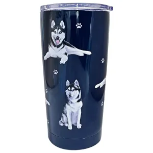 Siberian Husky Dog Tumbler