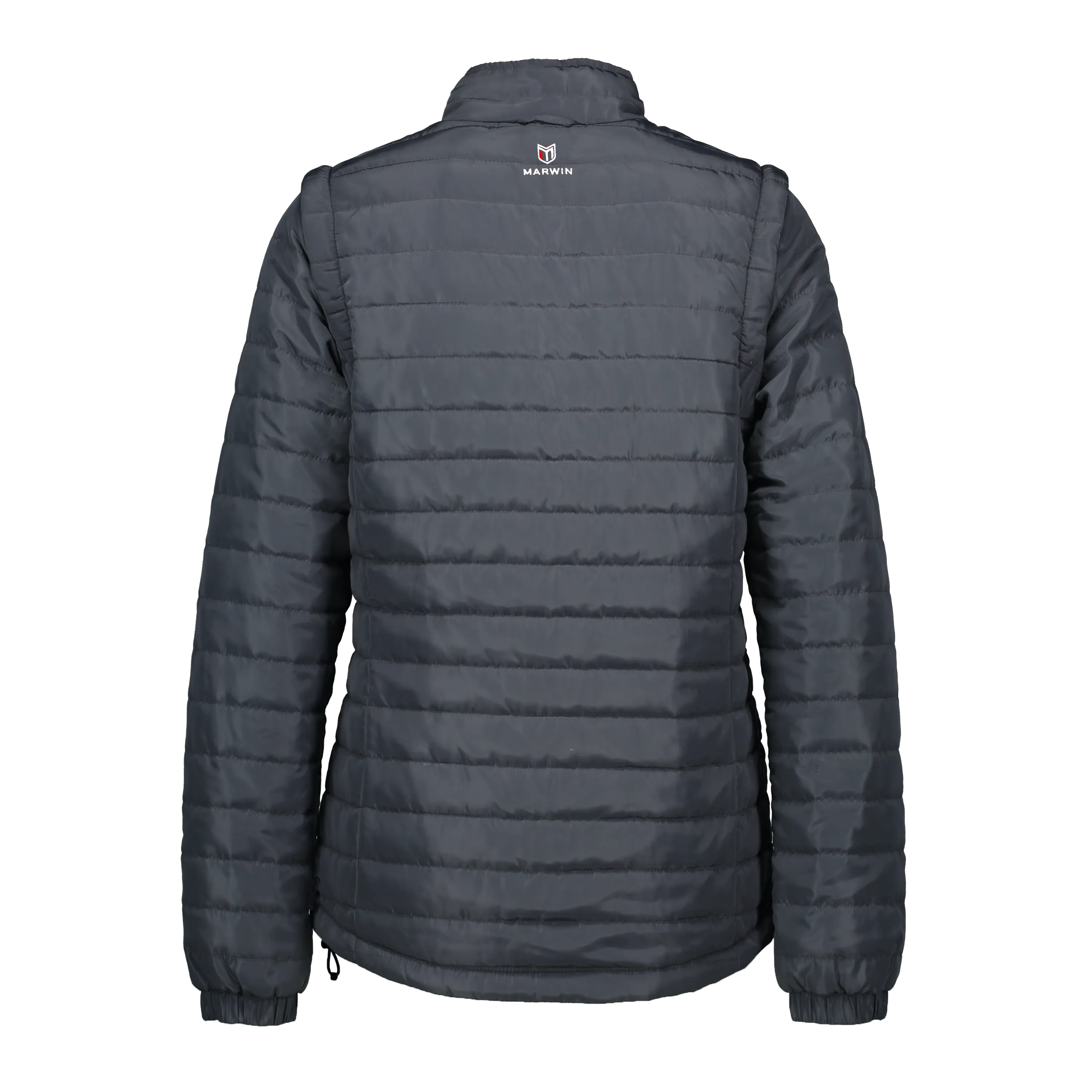 Sierra Grey Women's Puffer Jacket Removable Arms