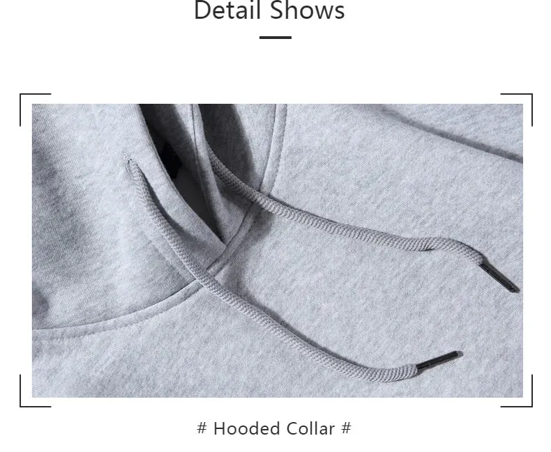 Soild Haze Blue Hoodies Sweatshirt Men Hoodie Sweatshirts Spring Autumn Hooded Jumper Pullover Streetwear Hoody