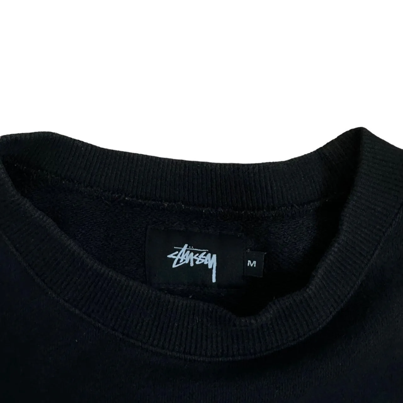 Stussy woman’s long Sleeve Front and back print jumper