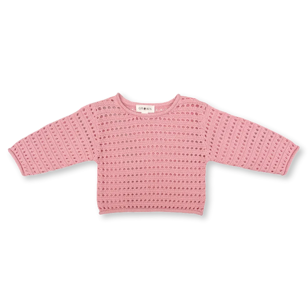 Summer Open Knit Pull Over - Blossom