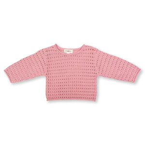 Summer Open Knit Pull Over - Blossom