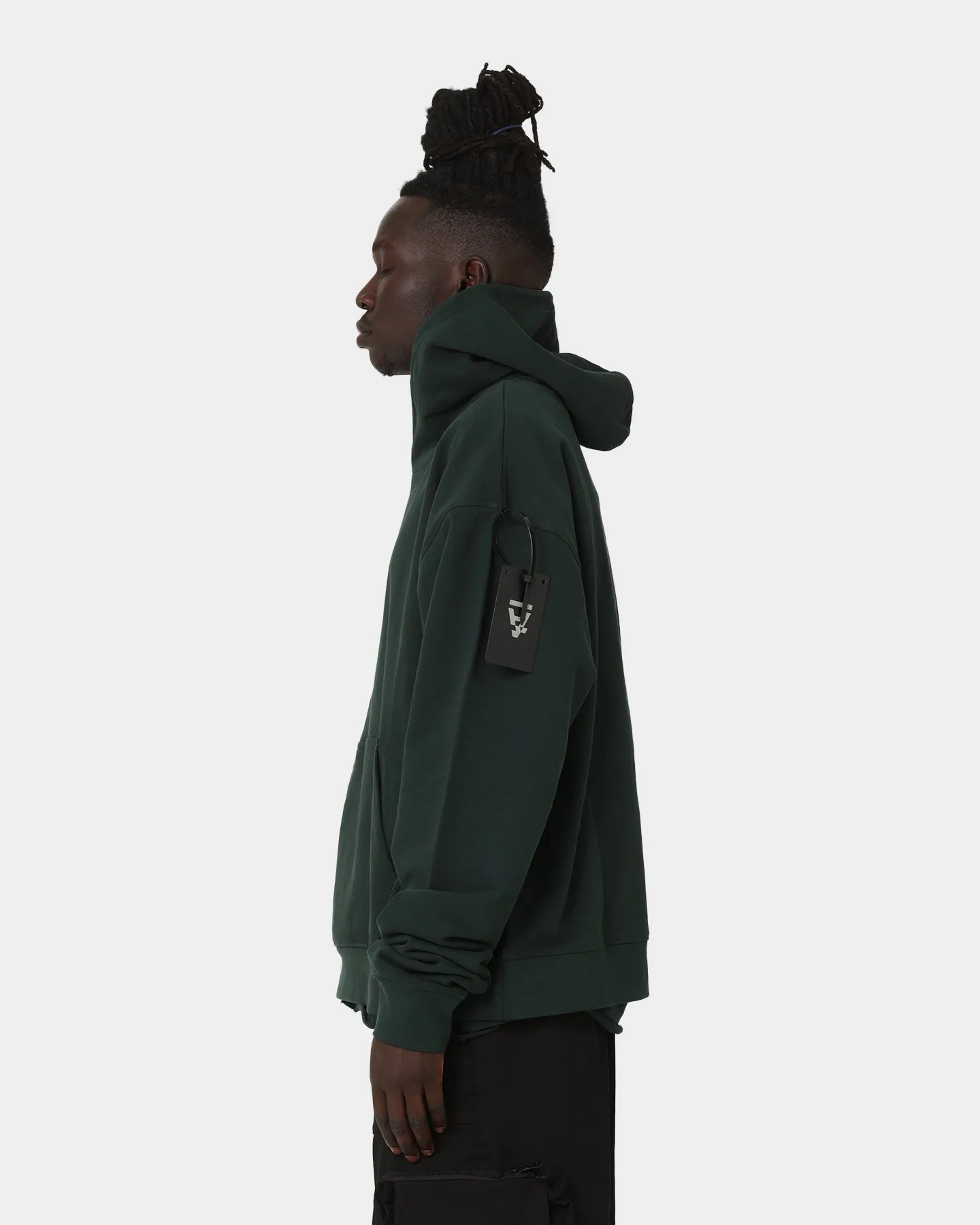 The Anti Order Boxy Drop Shoulder Hoodie Dark Green