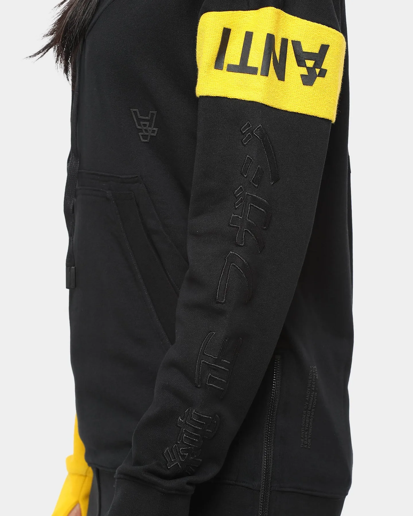 The Anti-Order Future Fake Hoodie Black/Yellow