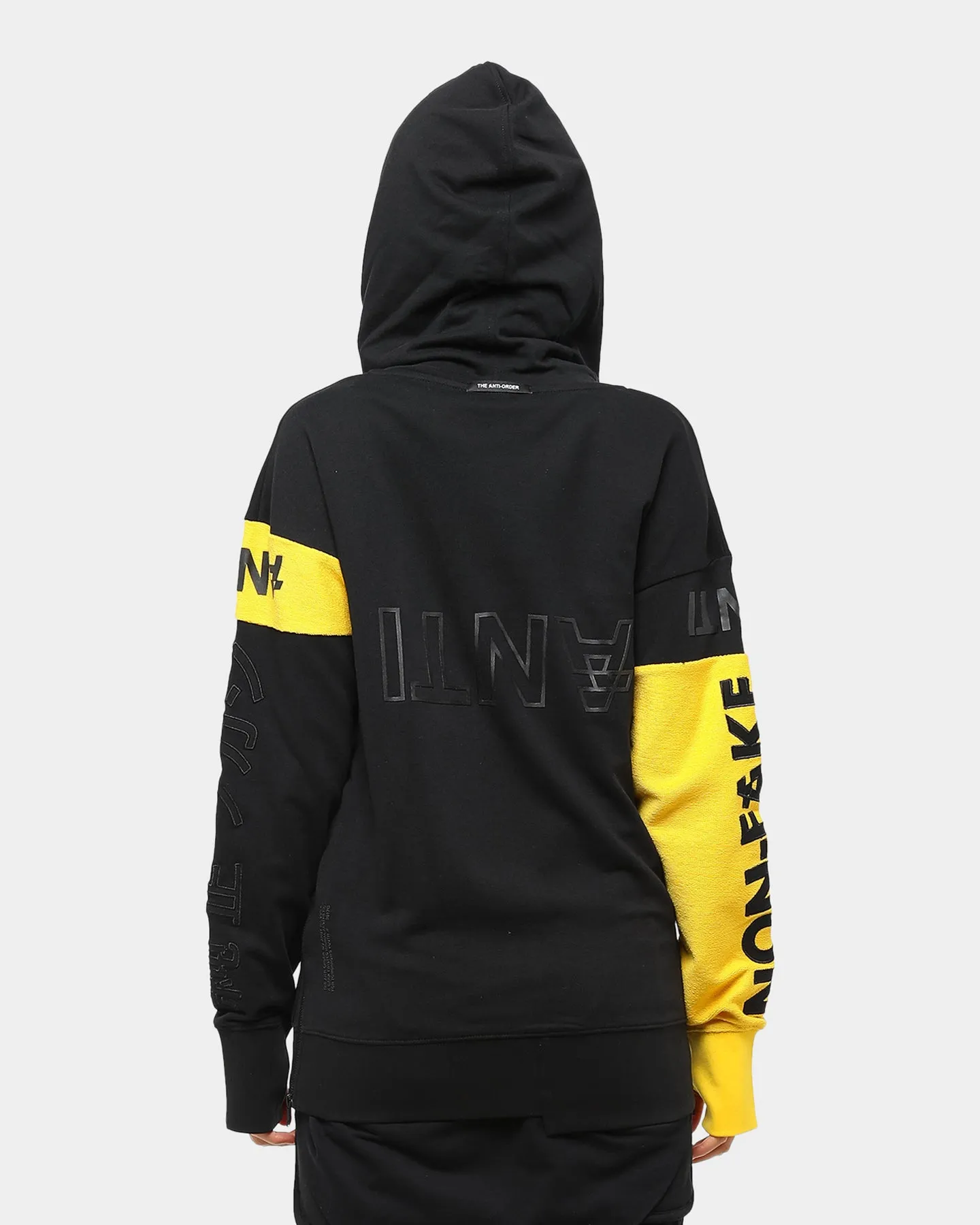 The Anti-Order Future Fake Hoodie Black/Yellow