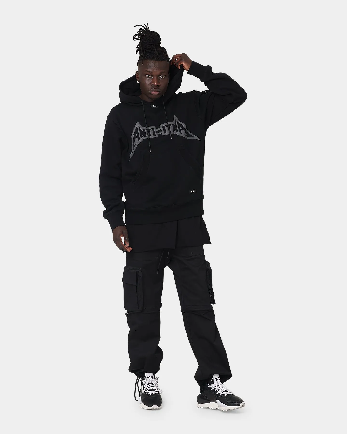 The Anti Order Heavy Metal Premium Hoodie Black/Grey