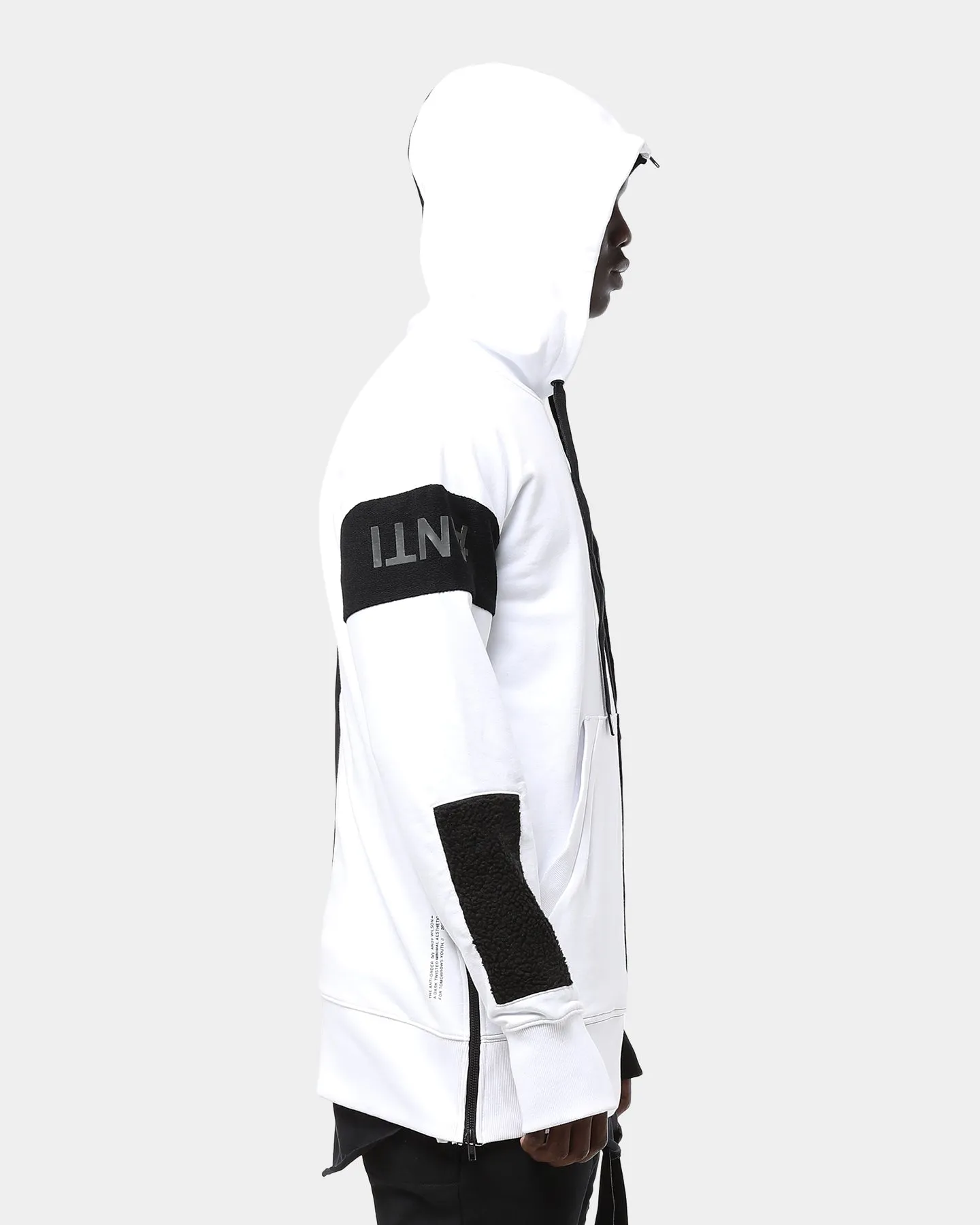 The Anti-Order Non Vertical Hoodie White/Black